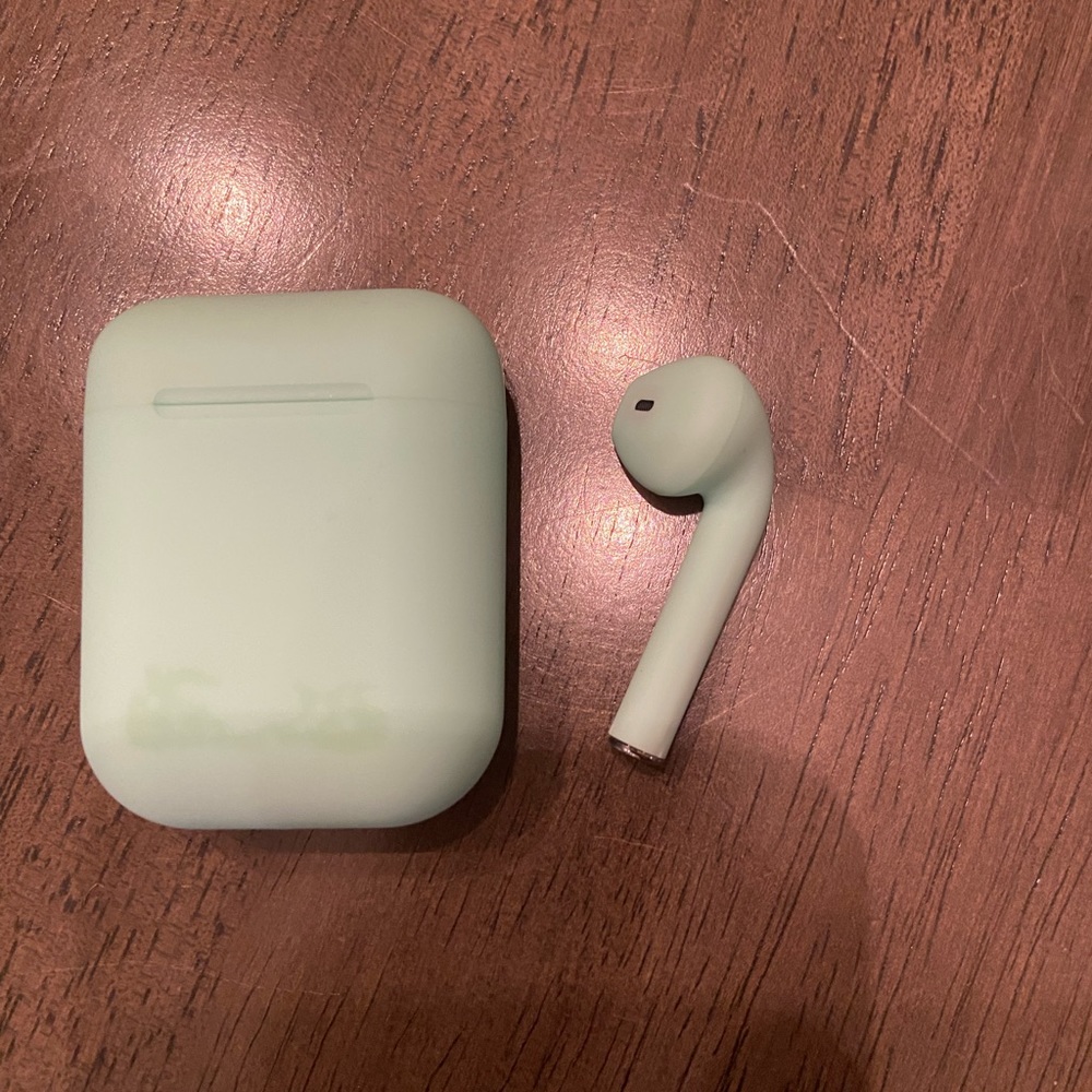 Wireless earbuds,teal